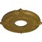Ekena Millwork Attica Ceiling Medallion (Fits Canopies up to 3 1/2"), Hand-Painted Gold, 12 3/4"OD x 4"ID x 1/2"P CM12ATGLS - alternate 3